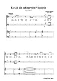 Brahms-Es sass ein schneeweiss Vogelein,WoO 33 No.45