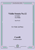 Corelli-Violin Sonata No.12,La Folia,in d minor,Op.5 No.12