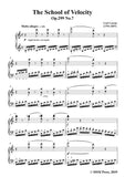 Czerny-The School of Velocity,Op.299 No.7,Molto allegro in C Major,for Piano