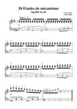 Czerny-30 Etudes de mécanisme,Op.849 No.28,Allegro in F Major,for Piano