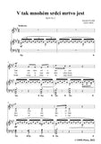 Dvořák-V tak mnohém srdci mrtvo jest,Op.83 No.2