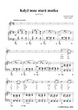 A. Dvořák-Když mne stará matka,Op.55 No.4