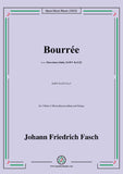 J. F. Fasch-Bourrée,FaWV K:G22 No.5,from 'Ouverture-Suite,in G Major