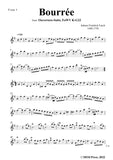 J. F. Fasch-Bourrée,FaWV K:G22 No.5,from 'Ouverture-Suite,in G Major