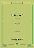 G. Fauré-Ici-bas!,Op.8 No.3