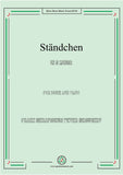 Schubert-Ständchen,for Voice and Piano