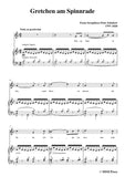 Schubert-Gretchen am Spinnrade,for Voice and Piano