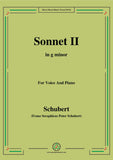 Schubert-Sonnet II
