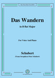 Schubert-Das Wandern