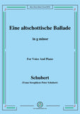 Schubert-Eine altschottische Ballade