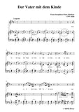 Schubert-Der Vater mit dem Kinde