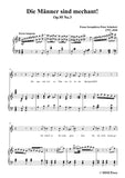Schubert-Die Männer sind mechant!
