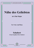Schubert-Nähe des Geliebten,Op.5 No.2