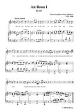 Schubert-An Rosa I(To Rosa),D.315