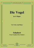Schubert-Die Vogel,Op.172 No.6