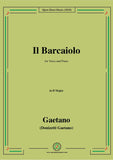 Donizetti-Il Barcaiolo