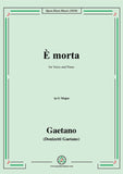 Donizetti-E Morta