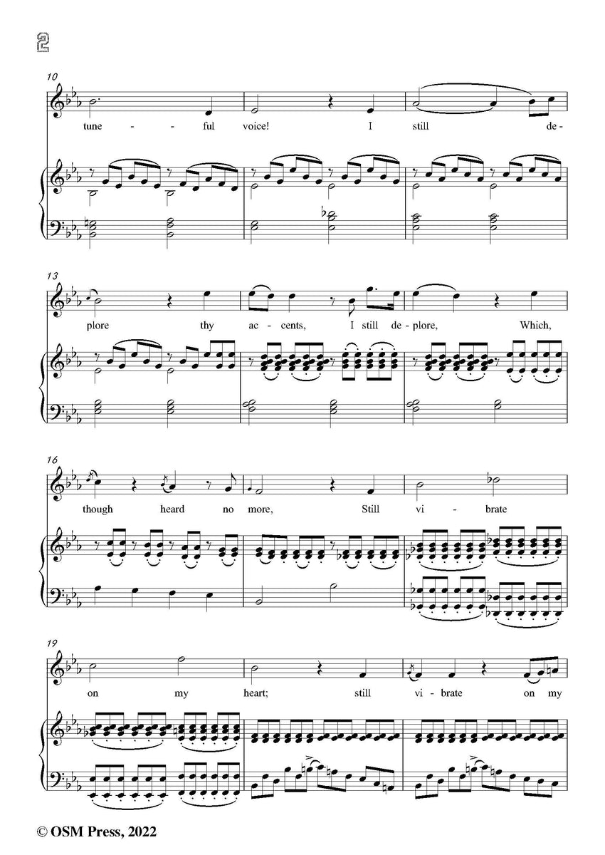 Haydn O tuneful Voice,Hob.XXVIa:42,in E flat Major,for Voice Haydn O tuneful Voice,Hob.XXVIa:42,in E flat Major,for Voice