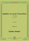 Jenner-Beglückt,wer an der Treuen Brust