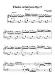 Lemoine-Études enfantines(Etudes) ,Op.37, No.22,for Piano