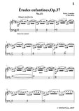 Lemoine-Études enfantines(Etudes) ,Op.37, No.41,for Piano