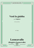 Leoncavallo-Vesti la giubba