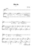 Liszt-Bist du,S.277,in A Major