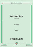 Liszt-Jugendglück,S.323,in A flat Major