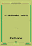 Loewe-Des frommen Hirten Liebessang