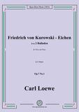 Loewe-Friedrich von Kurowski-Eichen,in E Major,Op.7 No.1