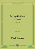 C. Loewe-Der späte Gast,Op.7 No.2