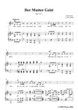 Loewe-Der Mutter Geist,in d minor,Op.8 No.2