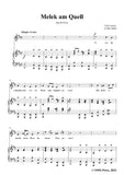 Loewe-Melek am Quell,in D Major,Op.10 No.6