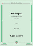Loewe-Taubenpost,in F Major,Op.10 No.10
