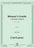 C. Loewe-Belsazar's Gesicht,Op.13 No.2