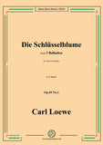 Loewe-Die Schlüsselblume,in F Major,Op.49 No.2