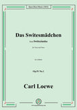 Loewe-Das Switesmädchen,in a minor,Op.51 No.1