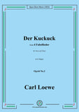 Loewe-Der Kuckuck,in G Major,Op.64 No.2