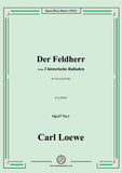 Loewe-Der Feldherr,in g minor,Op.67 No.1