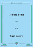 Loewe-Tod und Tödin,Op.105
