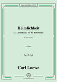 Loewe-Heimlichkeit,Op.145 No.4