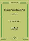Mahler-Ich atmet' einen linden Duft