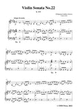 Mozart-Violin Sonata No.22,in A Major