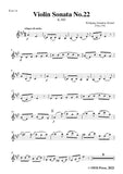 Mozart-Violin Sonata No.22,in A Major