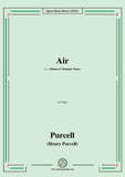 Purcell-Air,from 'Album of Trumpet Tunes',for Organ