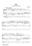 Purcell-Air,from 'Album of Trumpet Tunes',for Organ