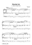 Purcell-Martial Air,from 'Album of Trumpet Tunes',for Organ