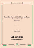 Schoenberg-Das schöne Beet beträcht ich mir im Harren
