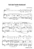 Schoenberg-Ich darf nicht dankend,Op.14 No.1