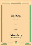 Schoenberg-Jane Grey,Op.12 No.1